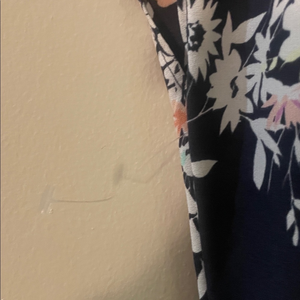 LC Lauren Conrad Navy Floral Mini Dress - Picture 10 of 10